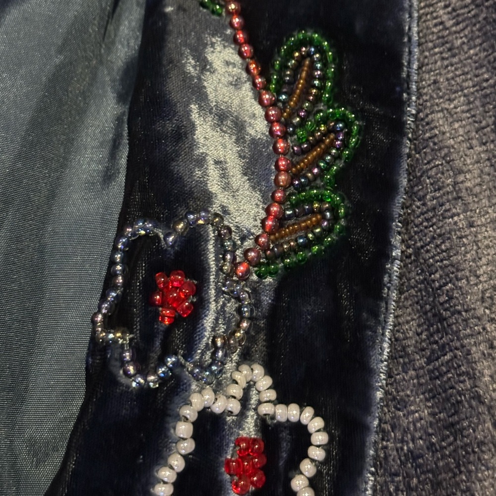 Double D Ranch highly adorned velvet trimmed jacket - Picture 5 of 16